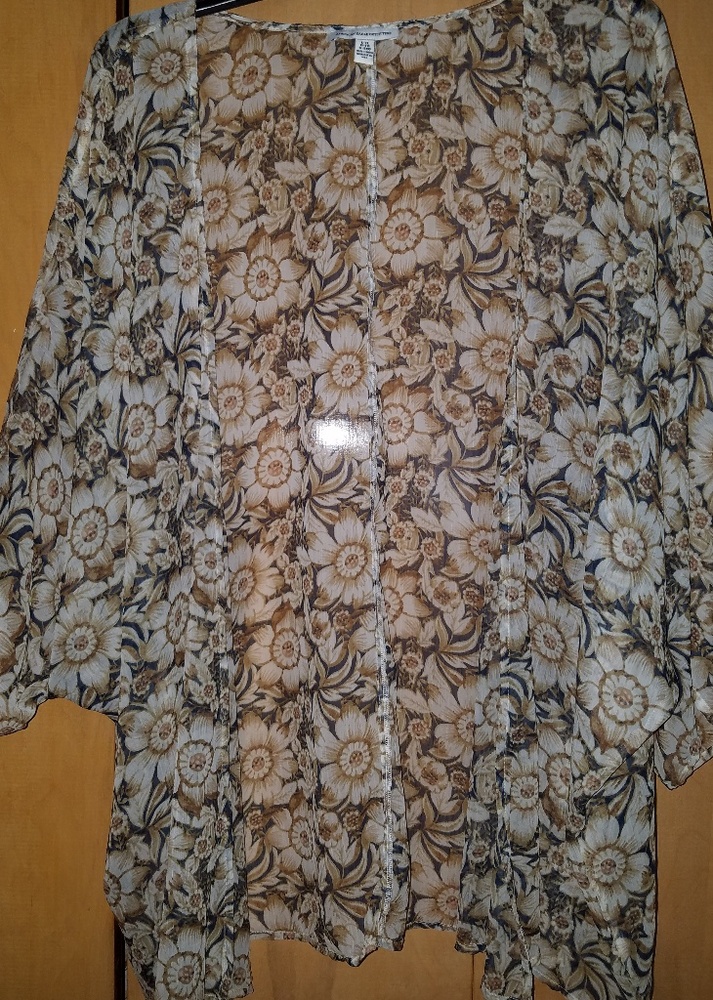 American Eagle Outfitters Printed Floral Kimono